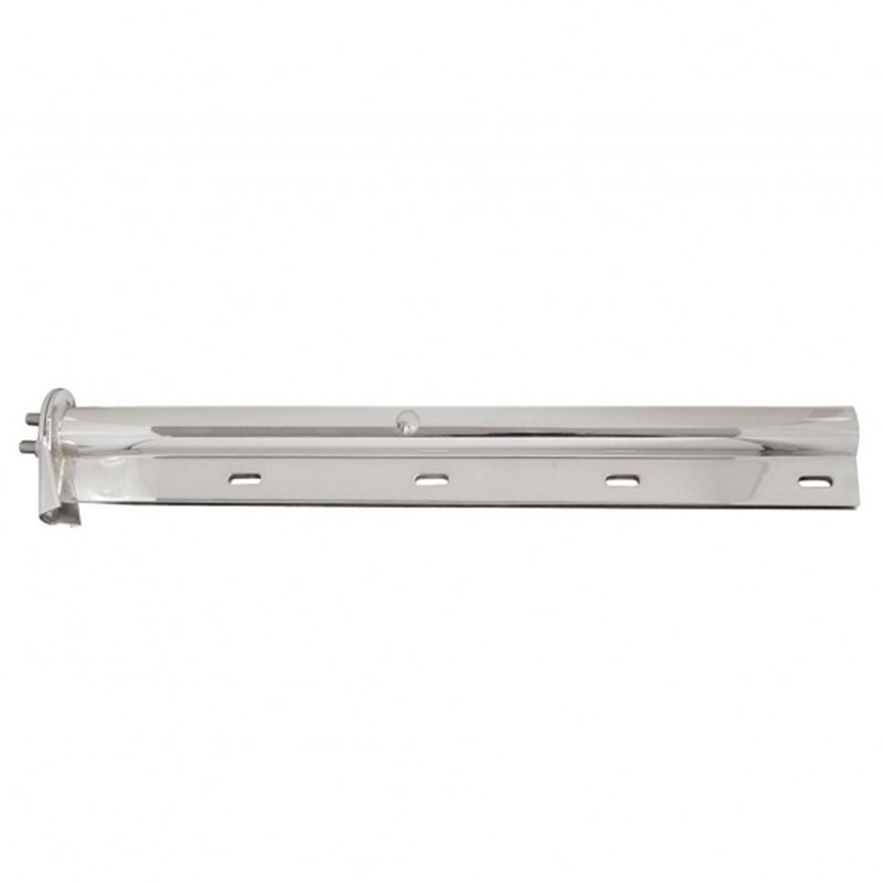 Pair Semi Truck Spring Loaded Mud Flap Hanger Angled Chrome Steel Both 1.125 Pair Semi Truck Spring Loaded Mud Flap Hanger Angled Chrome Steel Both 1.125