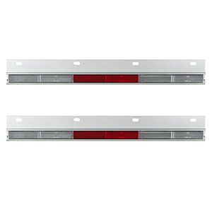 Straight Conspicuity Reflector Plate (Card of 2), 10601