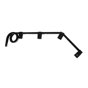 Black Angled Mud Flap Hangers - 1 Coil (Pair), 10613
