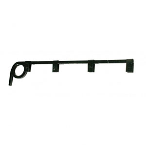 Black Straight Mud Flap Hangers - 1 Coil (Pair), 10625