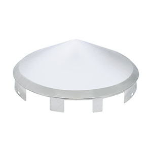 Universal Stainless Pointed Front Hubcap - 1