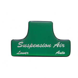 "Suspension Air" Switch Guard Sticker Only - Green, 21026-1G