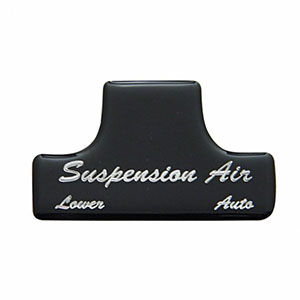 "Suspension Air" Switch Guard Sticker Only - Black, 21026-1K