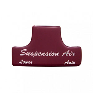 "Suspension Air" Switch Guard Sticker Only - Red, 21026-1R