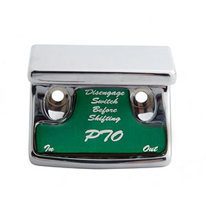 "PTO" Switch Guard With Green Sticker, 21071