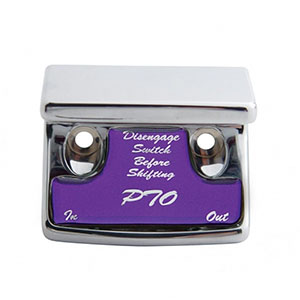 "PTO" Switch Guard With Purple Sticker, 21073