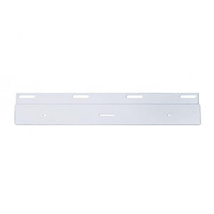 Stainless Top Mud Flap Plate - 17" Light Bar Cutout (Each), 21396