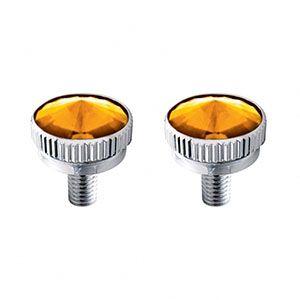 5mm CB Mounting Bolt With Amber Crystal (2-Pack), 21758