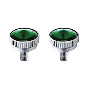 5mm CB Mounting Bolt With Green Crystal (2-Pack), 21761