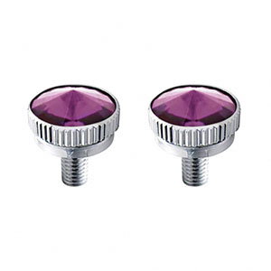 5mm CB Mounting Bolt With Purple Crystal (2-Pack), 21762