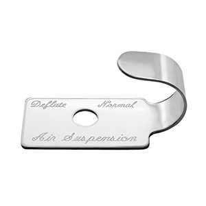 Stainless Switch Guard For Peterbilt 379 - Air Suspension, 23003