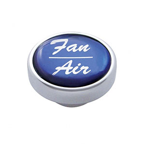 "Fan/Air" Dash Knob - Blue Glossy Sticker, 23250