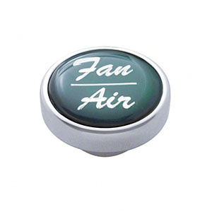 "Fan/Air" Dash Knob - Green Glossy Sticker, 23251