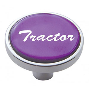 "Tractor" Short Air Valve Knob - Purple Glossy Sticker, 23291