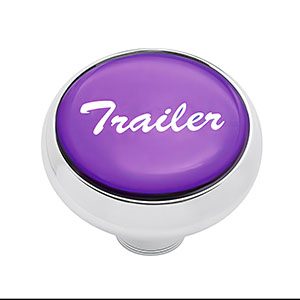 "Trailer" Deluxe Air Valve Knob - Purple Glossy Sticker, 23409