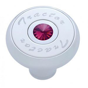 "Tractor" Deluxe Air Valve Knob - Purple Crystal, 23514