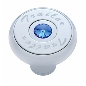 "Trailer" Deluxe Air Valve Knob - Blue Crystal, 23517