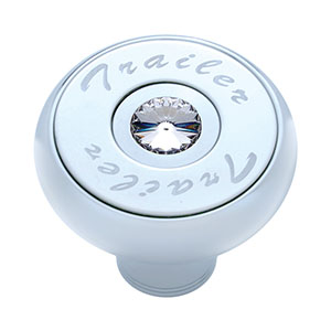 "Trailer" Deluxe Air Valve Knob - Clear Crystal, 23518
