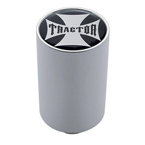 "Tractor" 3" Air Valve Knob - Black Maltese Cross Sticker, 23712