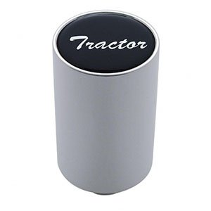 "Tractor" 3" Air Valve Knob - Black Glossy Sticker, 23724