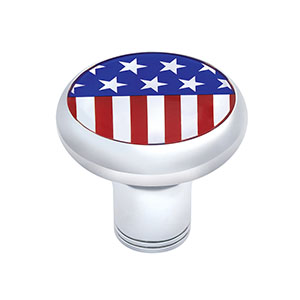 Deluxe Air Valve Knob - USA Flag, 23766