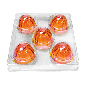 Watermelon Glass Marker Light Lens - Amber (5 Pcs), 30312P5