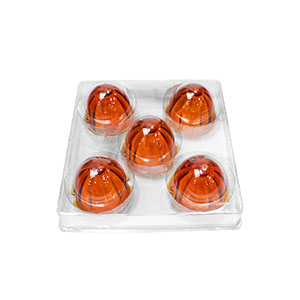Watermelon Glass Marker Light Lens - Dark Amber (5 Pcs), 30523P5