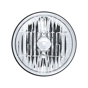 5-3/4" Crystal Headlight, Glass Lens, 31386