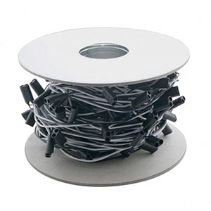 150 Count 2-Prong Female Bullet Plugs 16G Wire Harness Roll - 100' W/8