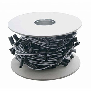 100 Count 2-Prong Female Bullet Plugs 16G Wire Harness Roll - 100' W/12
