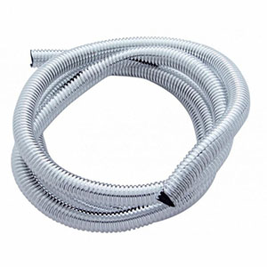 100' Chrome Wire Loom Roll - 1/4