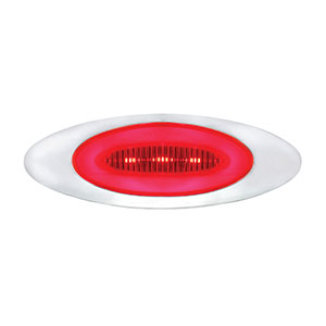 13 LED M1 Millennium GloLight (Clearance/Marker) - Red LED/Red Lens (Bulk), 36989B