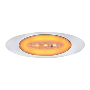 13 LED M1 Millennium GloLight (Clearance/Marker) - Amber LED/Clear Lens, 36990