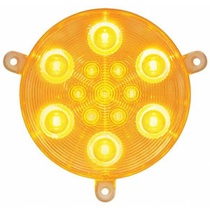 13 Amber LED Daytime Running Light For 2005-2010 Freightliner Century - Clear Lens, 37617