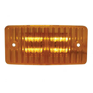 12 LED Cab Light For Freightliner Century (1996-2011) And Columbia (2001-2017) - Amber LED/Amber Lens, 37645