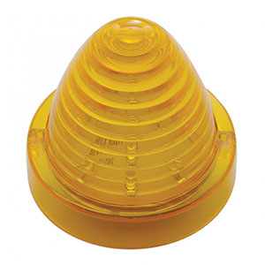 13 LED Beehive Truck-Lite Style Cab Light - Amber LED/Amber Lens (Bulk), 38278B