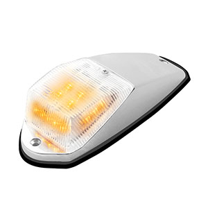 15 LED Pick-Up/SUV Cab Light Kit - Amber LED/Clear Lens, 38454