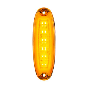 12 LED Cab Light For 2008-2017 Freightliner Cascadia - Amber LED/Amber Lens, 39212