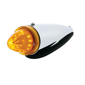 13 LED Watermelon Truck-Lite Style Cab Light Kit - Amber LED/Amber Lens, 39406