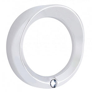 Signature Series Speed/Tachometer Gauge Bezel With Visor For Kenworth - Clear Crystal, 40653