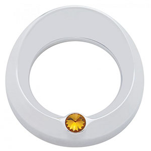 Signature Series Gauge Bezel With Visor & Crystal For 3-3/4