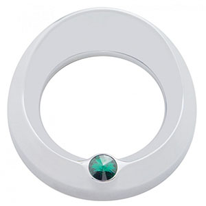 Signature Series Gauge Bezel With Visor & Crystal For 3-3/4