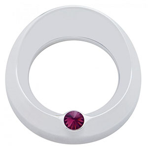 Signature Series Gauge Bezel With Visor & Crystal For 3-3/4