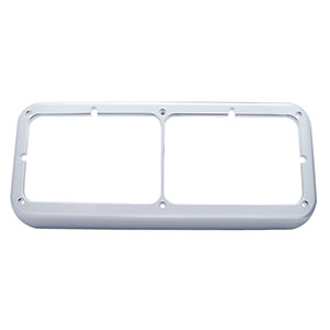 Chrome Plastic Rectangular Dual 4