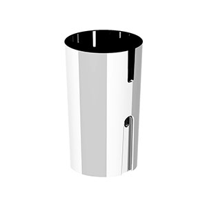 Plastic Lower Gearshift Knob Cover - Chrome, 41021