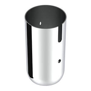 Steel Lower Gearshift Knob Cover - Chrome, 41069