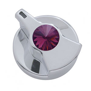 Timer Knob With Purple Crystal For Peterbilt, 41261