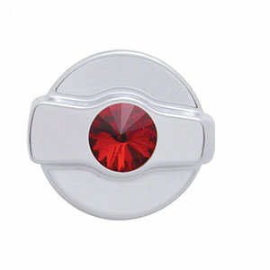Wiper Dial Knob For Kenworth - Red Crystal, 41306