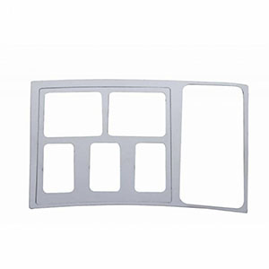 Volvo Stainless Center Switch Panel With Vent Trim, 41621