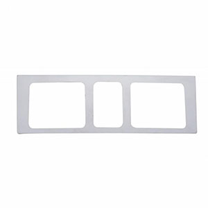 Stainless Steel Volvo Lower Dash Trim - Left, 41631